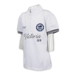 KD083 訂做扁機袖童裝Polo恤 半筒 童裝供應商 白色 KD083 訂做扁機袖童裝Polo恤 半筒 童裝供應商 白色